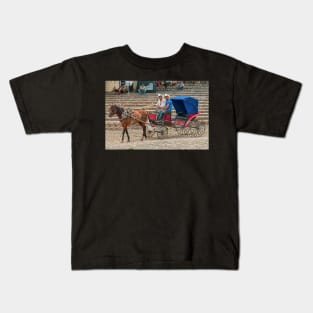 Horse & carriage, Trinidad, Cuba Kids T-Shirt